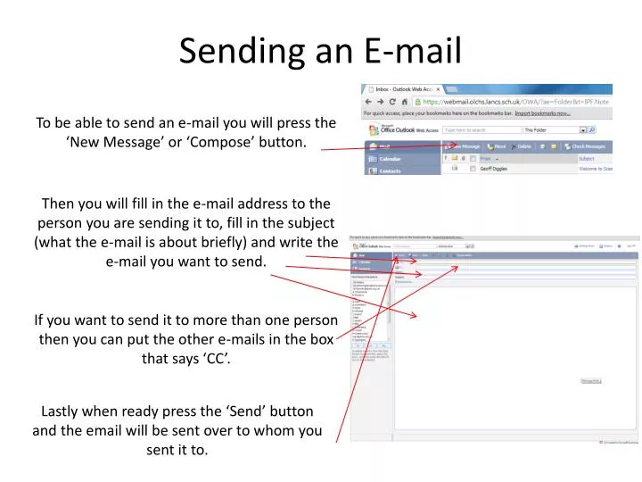 sending an e mail