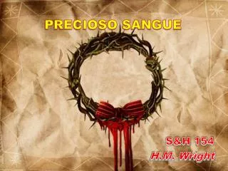 precioso sangue