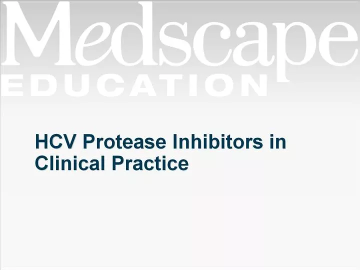 hcv protease inhibitors in clinical practice