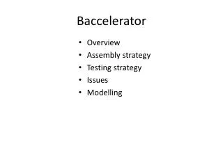 Baccelerator