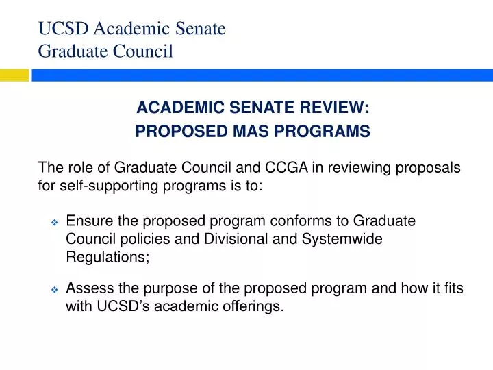 ucsd academic senate graduate council