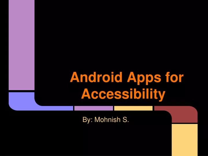 android apps for accessibility