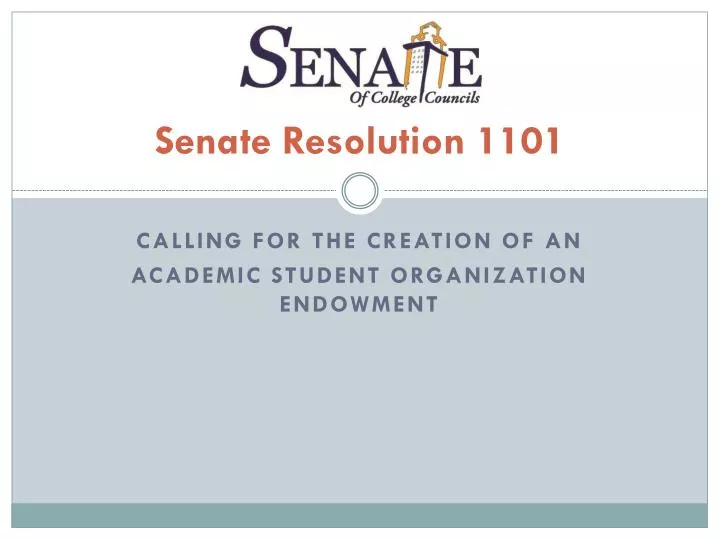 senate resolution 1101