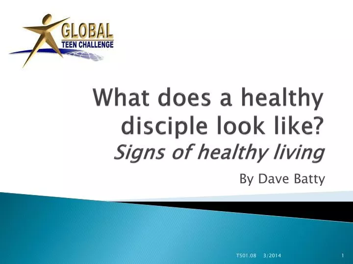 what does a healthy disciple look like signs of healthy living