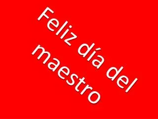 feliz d a del maestro