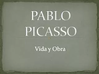 pablo picasso