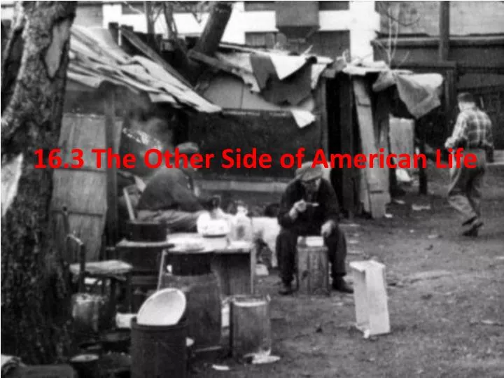 16 3 the other side of american life
