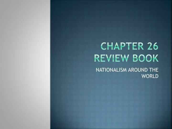 chapter 26 review book