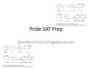 Pride SAT Prep