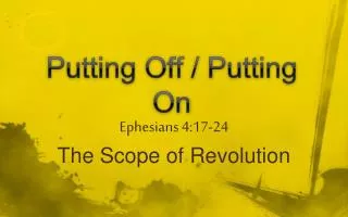 Putting Off / Putting On