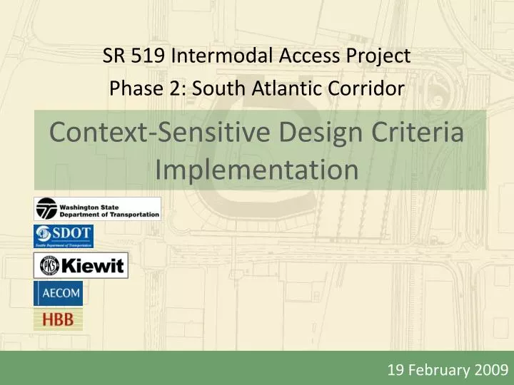 context sensitive design criteria implementation