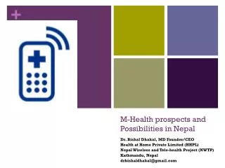 M-Health prospects and Possibilities in Nepal