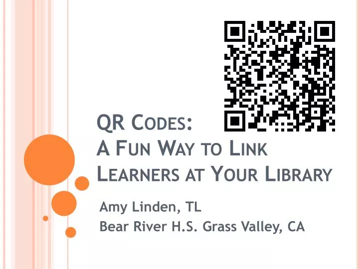 qr codes a fun way to link learners at your library