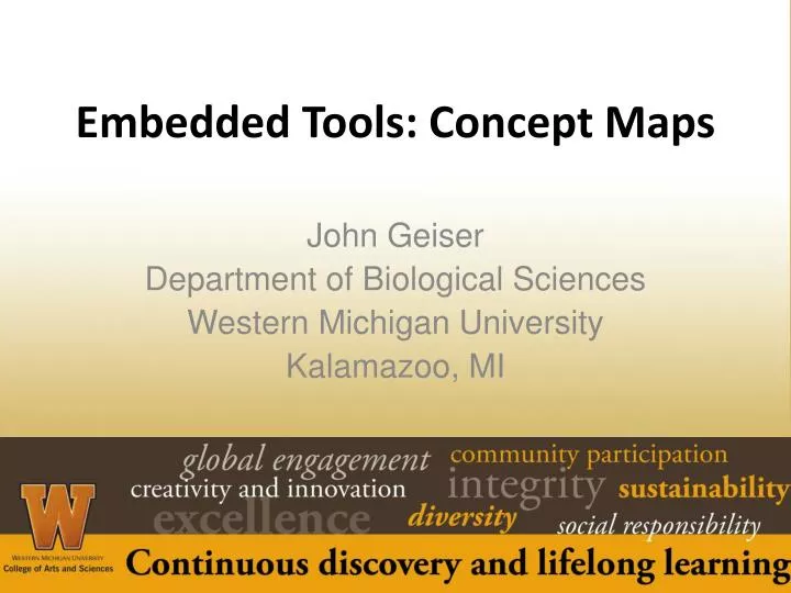 embedded tools concept maps