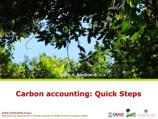 Carbon accounting: Quick Steps