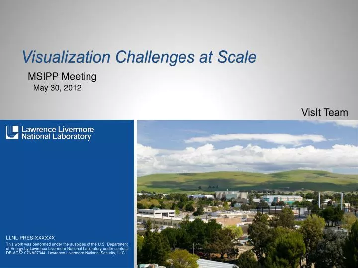visualization challenges at scale