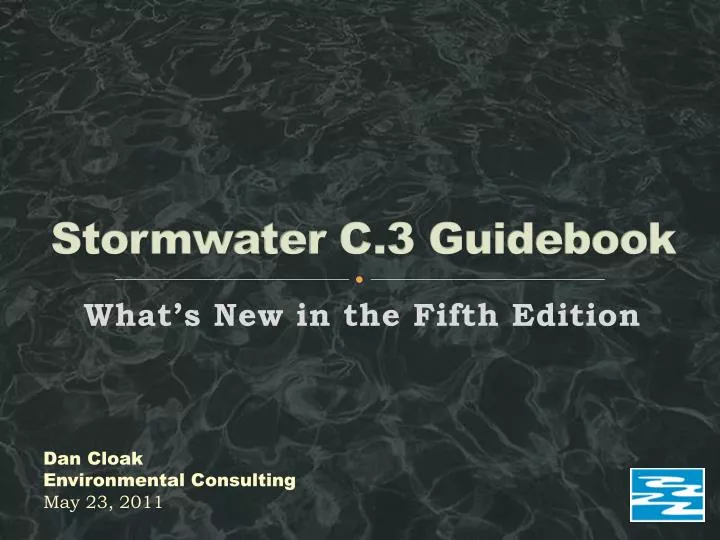 stormwater c 3 guidebook