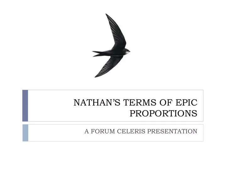 nathan s terms of epic proportions