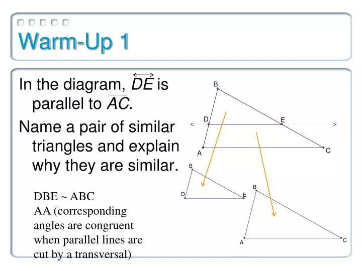 warm up 1