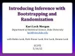 Introducing Inference with Bootstrapping and Randomization - slide 1