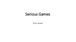 Serious Games - slide 1