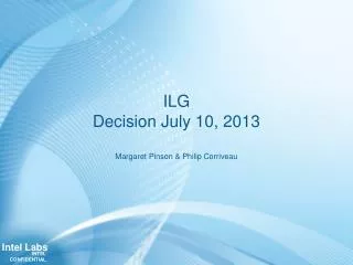 ILG Decision July 10, 2013