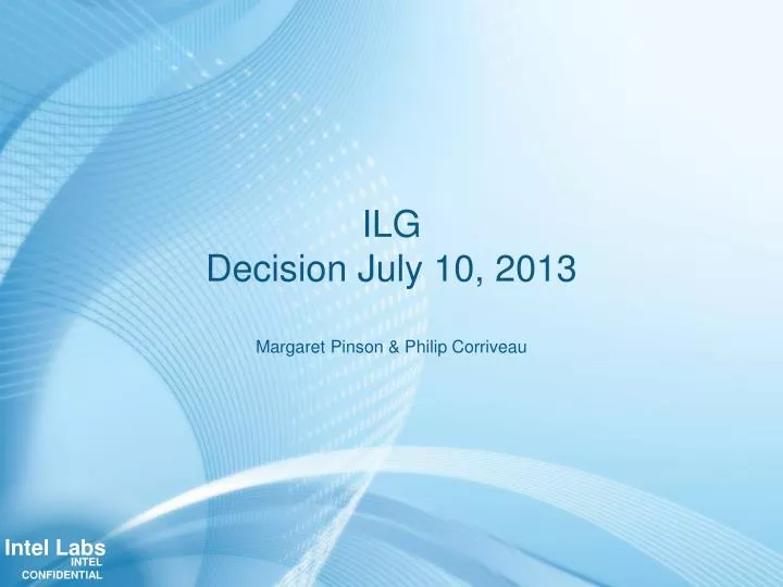 ilg decision july 10 2013