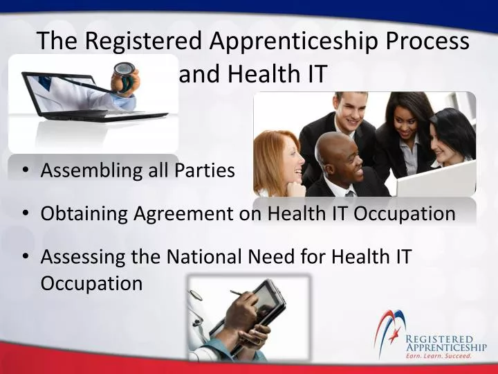 the registered apprenticeship process and health it