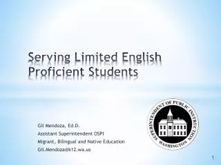 Serving Limited English Proficient Students