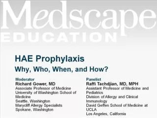 HAE Prophylaxis