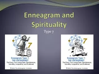 Enneagram and Spirituality