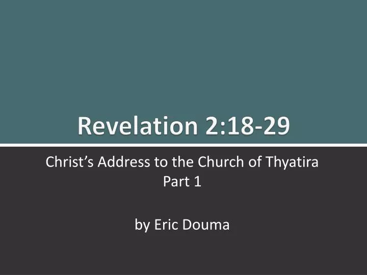 revelation 2 18 29