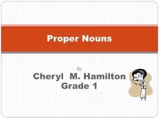 Proper Nouns