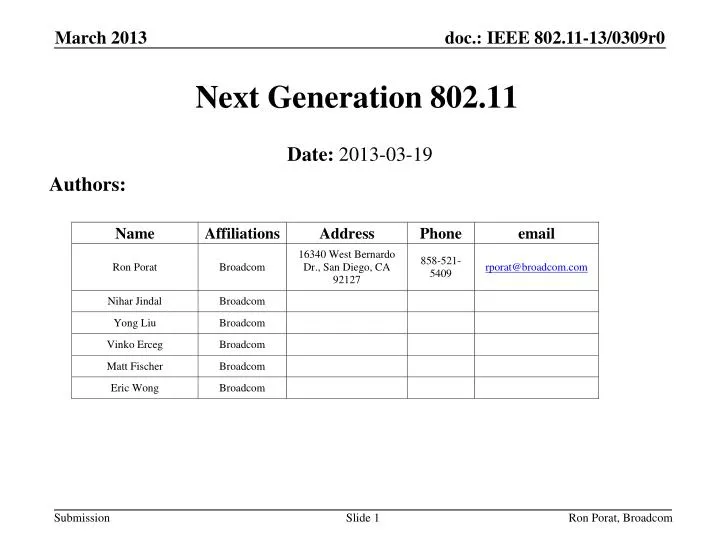 next generation 802 11
