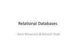 Relational Databases - slide 1