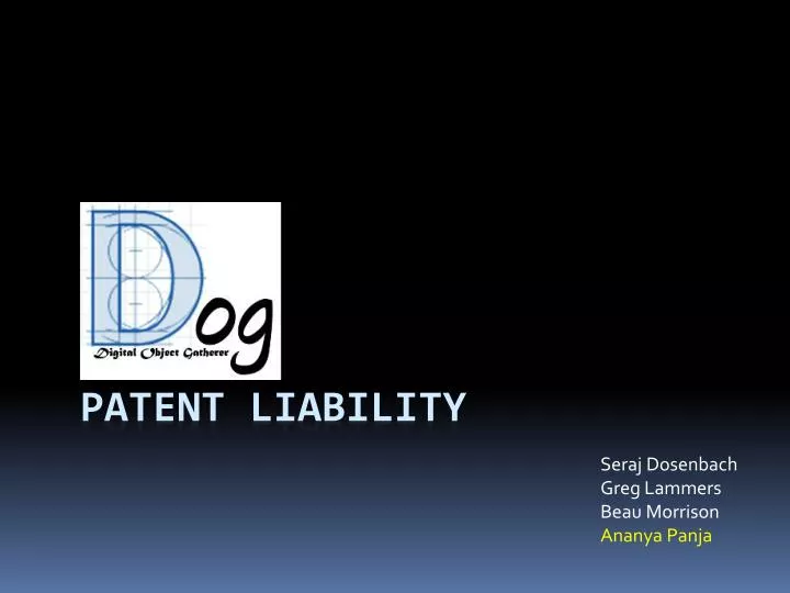 patent liability