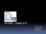 Patent Liability - slide 1
