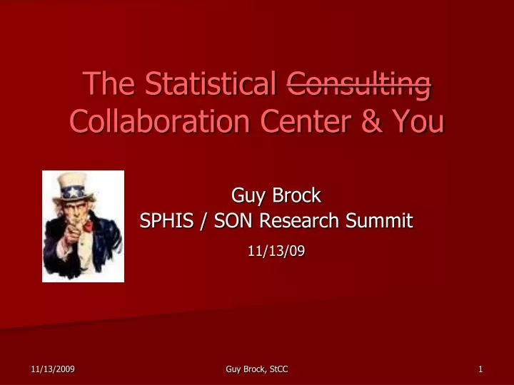 the statistical consulting collaboration center you