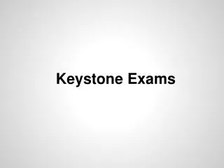 keystone exams