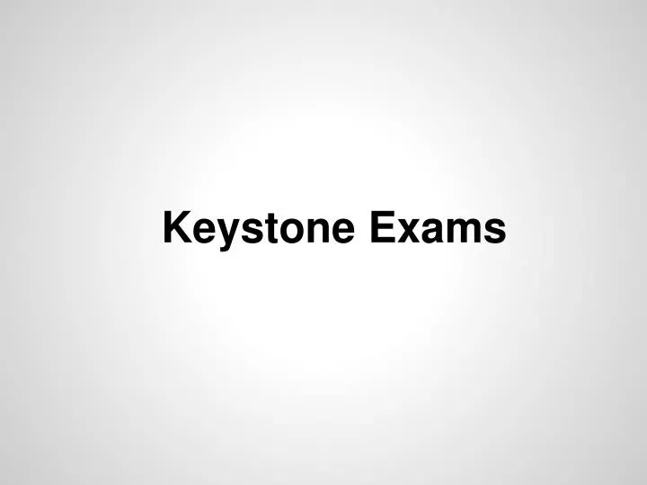 keystone exams