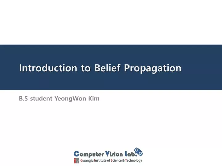 introduction to belief propagation