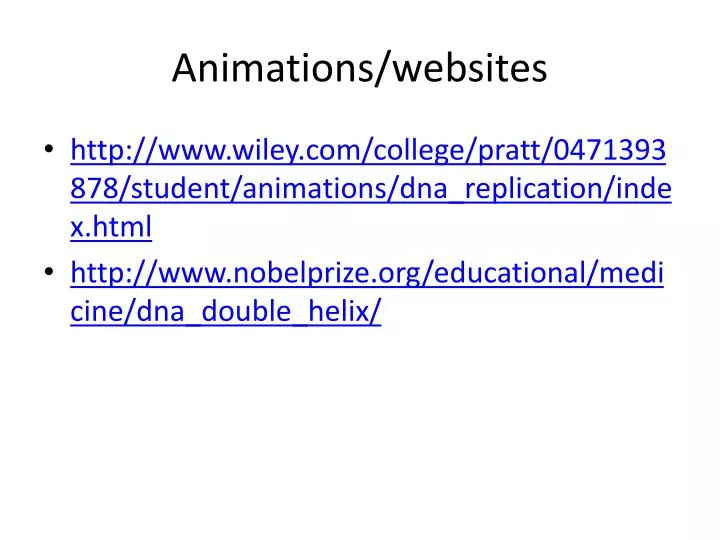 animations websites