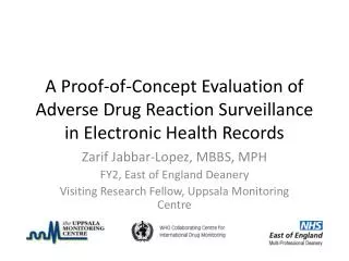 A Proof-of-Concept Evaluation of Adverse Drug Reaction Surveillance in Electronic Health Records