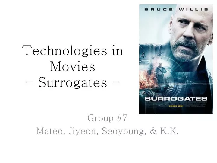 technologies in movies surrogates