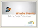 Wimba Pronto - slide 1
