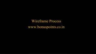 Wireframe Process bonuspoints.co