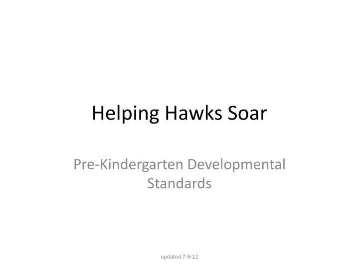 helping hawks soar