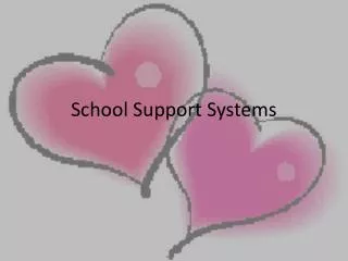 School Support Systems