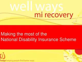 Making the most of the National Disability Insurance Scheme