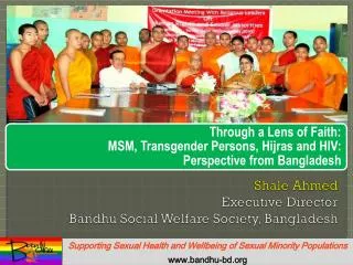 Shale Ahmed Executive Director Bandhu Social Welfare Society, Bangladesh